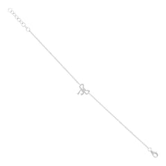 0.11ct 14k White Gold Diamond Bow Bracelet 0.11ct 14k White Gold Diamond Bow Bracelet