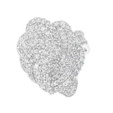 5.62ct 18k White Gold Diamond Lady's Ring