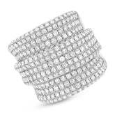 2.66ct 14k White Gold Diamond Lady's Ring