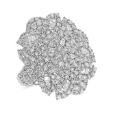 4.57ct 18k White Gold Diamond Lady's Ring