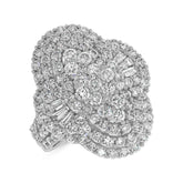 3.39ct 18k White Gold Diamond Lady's Ring
