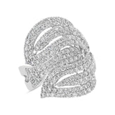 4.06ct 18k White Gold Diamond Lady's Ring