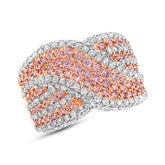 2.00ct 14k Rose Gold Natural Pink Diamond Lady's Ring