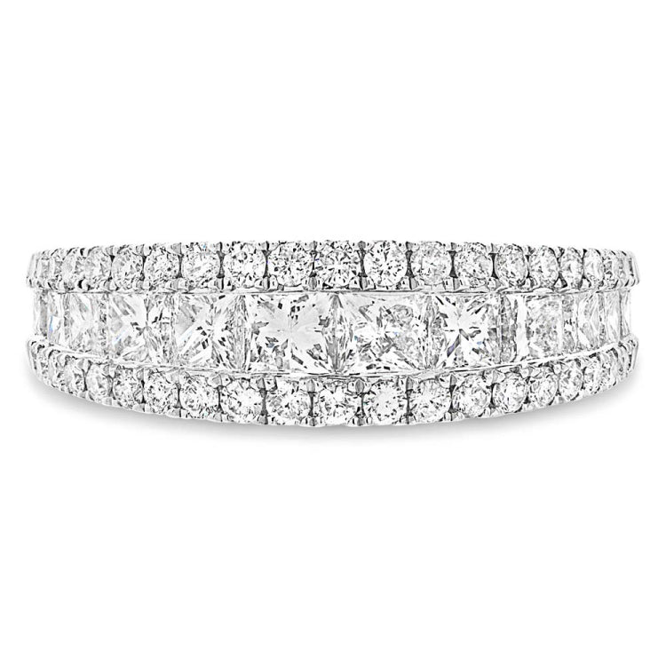 1.75ct 18k White Gold Diamond Lady's Band Size 5.25 1.75ct 18k White Gold Diamond Lady's Band Size 5.25