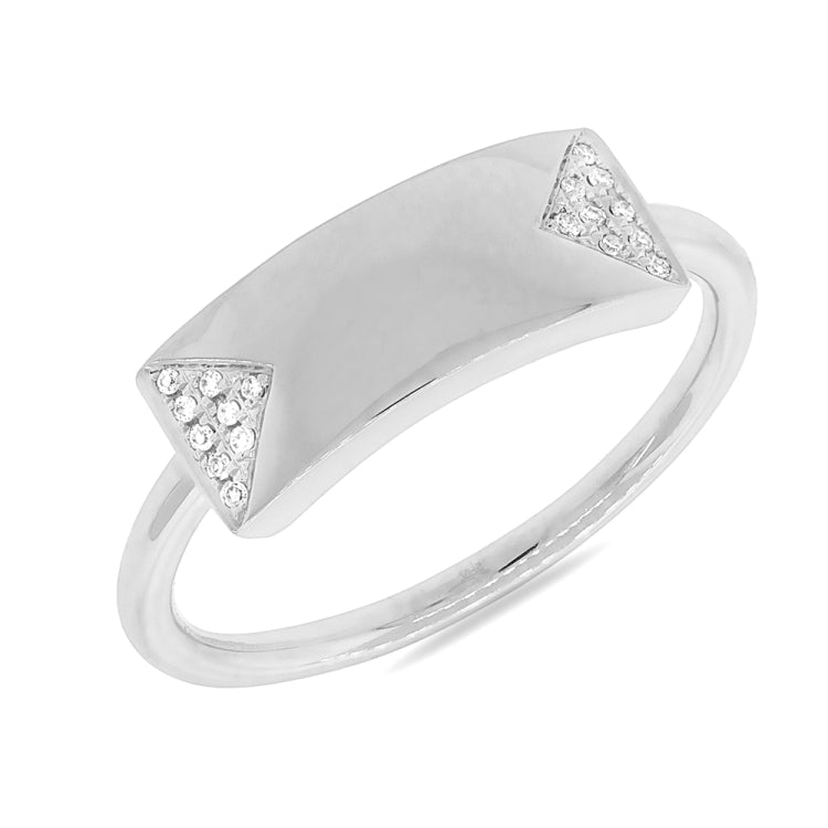 0.03ct 14k White Gold Diamond Lady's Ring 0.03ct 14k White Gold Diamond Lady's Ring