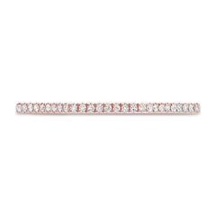 0.07ct 14k Rose Gold Diamond Lady's Ring Size 5.5 0.07ct 14k Rose Gold Diamond Lady's Ring Size 5.5