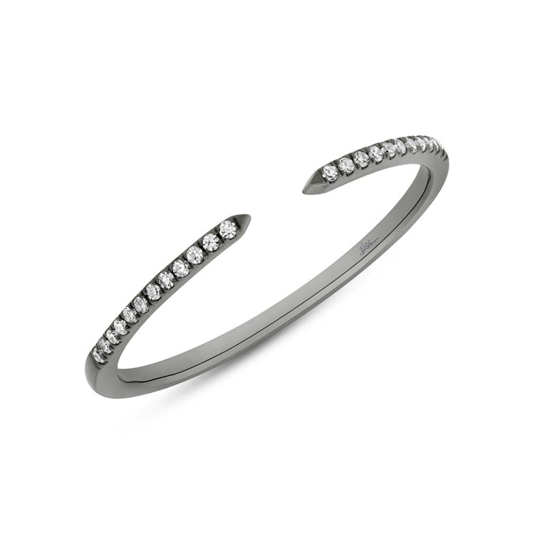 0.07ct 14k Black Rhodium Gold Diamond Lady's Ring 0.07ct 14k Black Rhodium Gold Diamond Lady's Ring