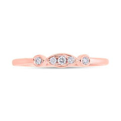 0.06ct 14k Rose Gold Diamond Lady's Ring 0.06ct 14k Rose Gold Diamond Lady's Ring