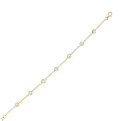 0.88ct 14k Yellow Gold Diamond Bracelet 0.88ct 14k Yellow Gold Diamond Bracelet