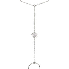 0.15ct 14k White Gold Diamond Sun Bracelet 0.15ct 14k White Gold Diamond Sun Bracelet