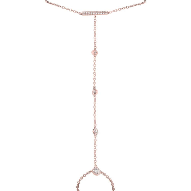 0.27ct 14k Rose Gold Diamond Lady's Bracelet 0.27ct 14k Rose Gold Diamond Lady's Bracelet