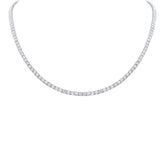 2.49ct 14k White Gold Diamond Tennis Necklace