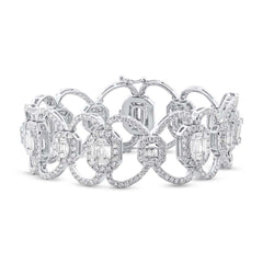 11.18ct 18k White Gold Diamond Lady's Bracelet 11.18ct 18k White Gold Diamond Lady's Bracelet