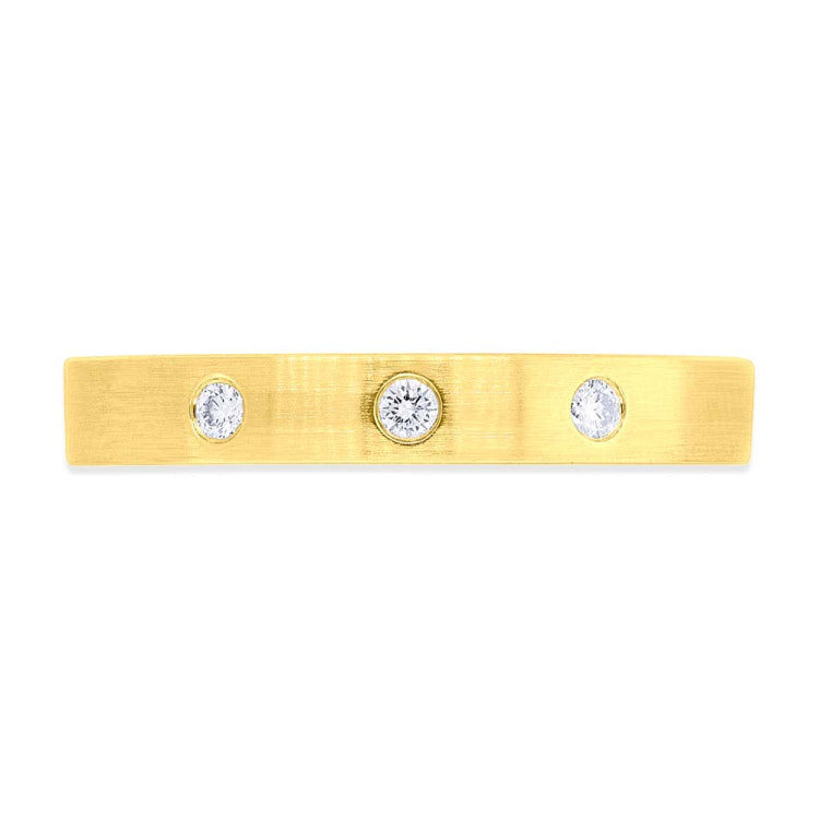 0.07ct 14k Yellow Gold Diamond Lady's Band 0.07ct 14k Yellow Gold Diamond Lady's Band