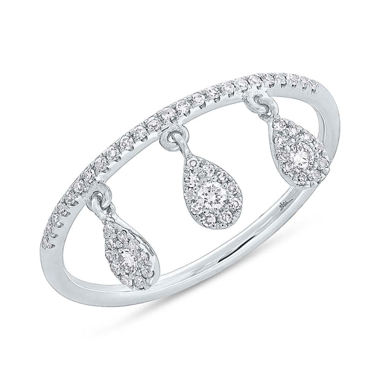 0.20ct 14k White Gold Diamond Lady's Ring Size 3 0.20ct 14k White Gold Diamond Lady's Ring Size 3