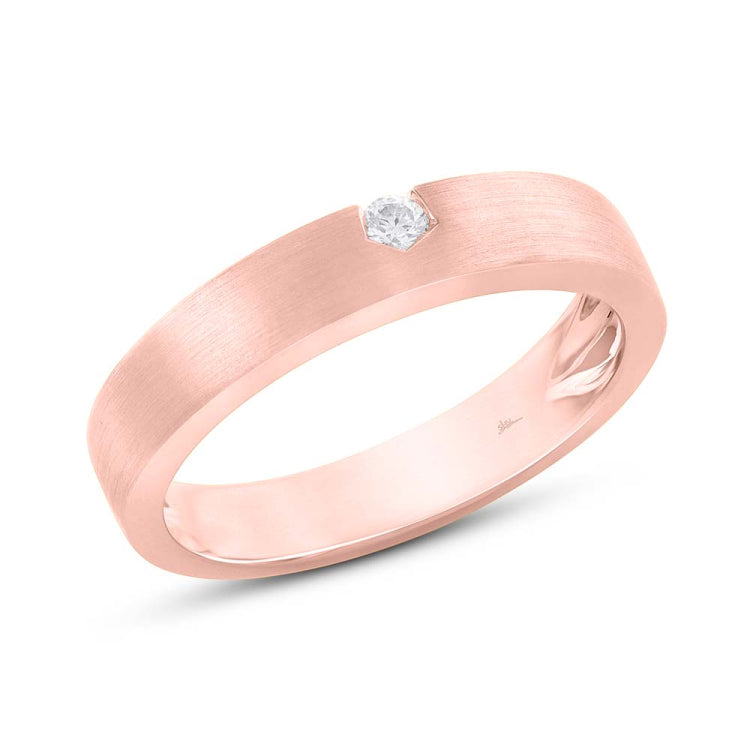 0.06ct 14k Rose Gold Diamond Lady's Ring 0.06ct 14k Rose Gold Diamond Lady's Ring