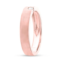 0.06ct 14k Rose Gold Diamond Lady's Ring 0.06ct 14k Rose Gold Diamond Lady's Ring