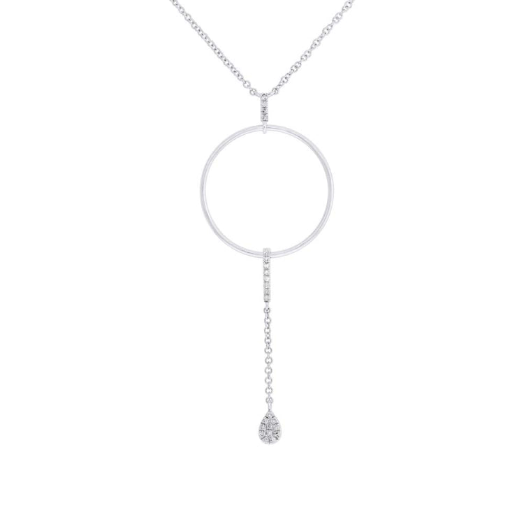 0.07ct 14k White Gold Diamond Necklace 0.07ct 14k White Gold Diamond Necklace