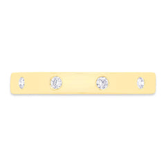 0.07ct 14k Yellow Gold Diamond Lady's Band 0.07ct 14k Yellow Gold Diamond Lady's Band