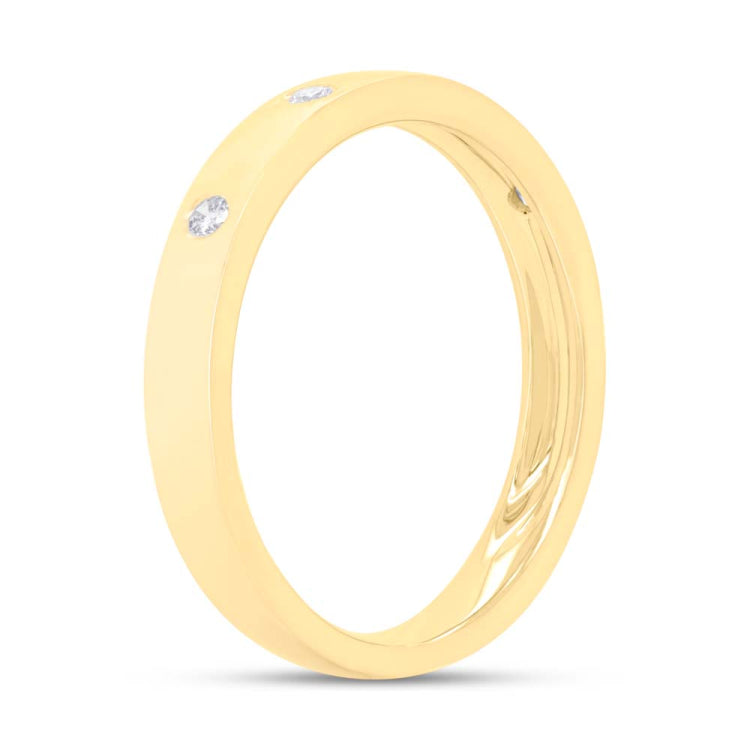 0.07ct 14k Yellow Gold Diamond Lady's Band 0.07ct 14k Yellow Gold Diamond Lady's Band