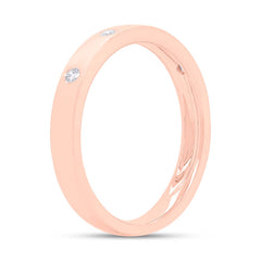 0.07ct 14k Rose Gold Diamond Lady's Band 0.07ct 14k Rose Gold Diamond Lady's Band