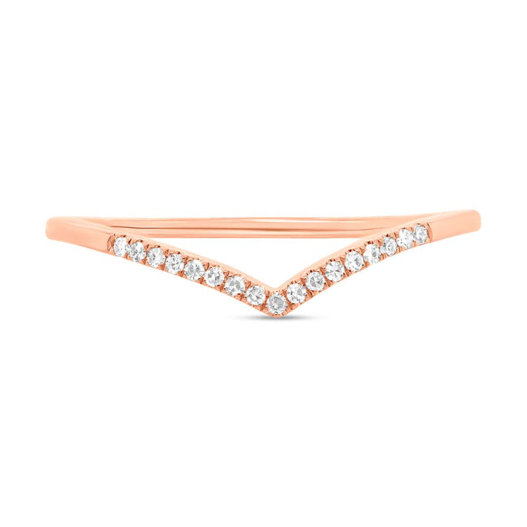 0.05ct 14k Rose Gold Diamond Lady's Ring 0.05ct 14k Rose Gold Diamond Lady's Ring