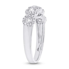 ct 14k White Gold Diamond Lady's Ring Size 3.75 ct 14k White Gold Diamond Lady's Ring Size 3.75