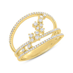 0.43ct 18k Yellow Gold Diamond Lady's Ring 0.43ct 18k Yellow Gold Diamond Lady's Ring