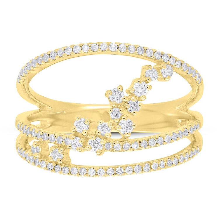 0.43ct 18k Yellow Gold Diamond Lady's Ring 0.43ct 18k Yellow Gold Diamond Lady's Ring