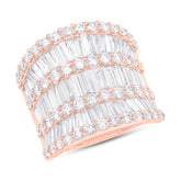 4.82ct 18k Rose Gold Diamond Lady's Ring