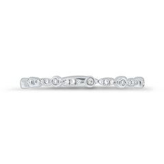 0.06ct 14k White Gold Diamond Lady's Band Size 5 0.06ct 14k White Gold Diamond Lady's Band Size 5
