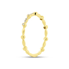 0.06ct 14k Yellow Gold Diamond Lady's Band Size 10.75 0.06ct 14k Yellow Gold Diamond Lady's Band Size 10.75