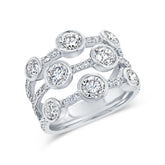 2.71ct 14k White Gold Diamond Lady's Ring