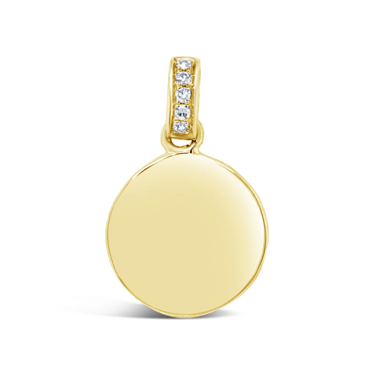 0.02ct 14k Yellow Gold Diamond Pendant 0.02ct 14k Yellow Gold Diamond Pendant