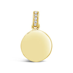 0.02ct 14k Yellow Gold Diamond Pendant 0.02ct 14k Yellow Gold Diamond Pendant