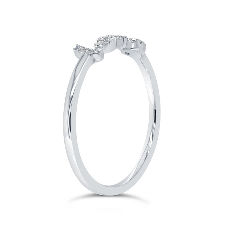 0.07ct 14k White Gold Diamond "Love " Ring 0.07ct 14k White Gold Diamond "Love " Ring