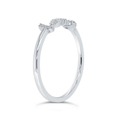0.07ct 14k White Gold Diamond "Love " Ring 0.07ct 14k White Gold Diamond "Love " Ring