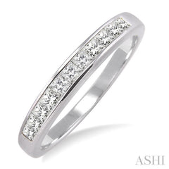 1/2 Ctw Princess Cut Diamond Wedding Band in 14K White Gold 1/2 Ctw Princess Cut Diamond Wedding Band in 14K White Gold