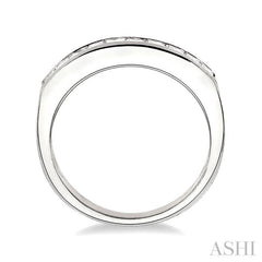 1/2 Ctw Princess Cut Diamond Wedding Band in 14K White Gold 1/2 Ctw Princess Cut Diamond Wedding Band in 14K White Gold