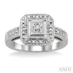 1/20 ctw Single Cut Diamond Ring in Sterling Silver 1/20 ctw Single Cut Diamond Ring in Sterling Silver