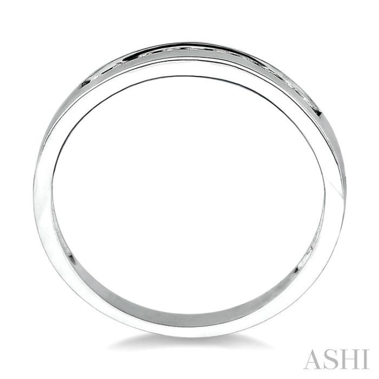 1/10 ctw Round Cut Diamond Band in 10K White Gold 1/10 ctw Round Cut Diamond Band in 10K White Gold
