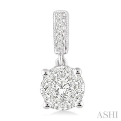 1/2 Ctw Lovebright Round Cut Diamond Earrings in 14K White Gold 1/2 Ctw Lovebright Round Cut Diamond Earrings in 14K White Gold