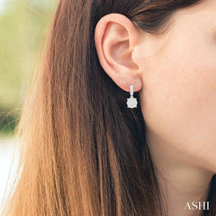 1/2 Ctw Lovebright Round Cut Diamond Earrings in 14K White Gold 1/2 Ctw Lovebright Round Cut Diamond Earrings in 14K White Gold
