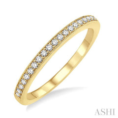 1/5 ctw Round Cut Diamond Wedding Band in 14K Yellow Gold 1/5 ctw Round Cut Diamond Wedding Band in 14K Yellow Gold