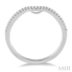1/6 ctw Round Cut Diamond Wedding Band in 14K White Gold 1/6 ctw Round Cut Diamond Wedding Band in 14K White Gold