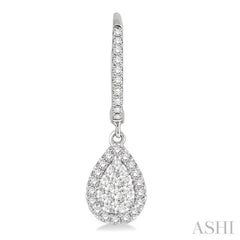 3/8 ctw Pear Shape Diamond Lovebright Earrings in 14K White Gold 3/8 ctw Pear Shape Diamond Lovebright Earrings in 14K White Gold