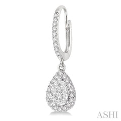3/8 ctw Pear Shape Diamond Lovebright Earrings in 14K White Gold 3/8 ctw Pear Shape Diamond Lovebright Earrings in 14K White Gold