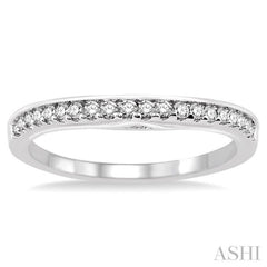 1/4 Ctw Round Cut Diamond Wedding Band in 14K White Gold 1/4 Ctw Round Cut Diamond Wedding Band in 14K White Gold