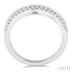 1/4 Ctw Round Cut Diamond Wedding Band in 14K White Gold 1/4 Ctw Round Cut Diamond Wedding Band in 14K White Gold