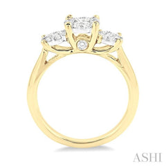 3/4 ctw Lovebright Round Cut Diamond Ring in 14K Yellow and White Gold 3/4 ctw Lovebright Round Cut Diamond Ring in 14K Yellow and White Gold